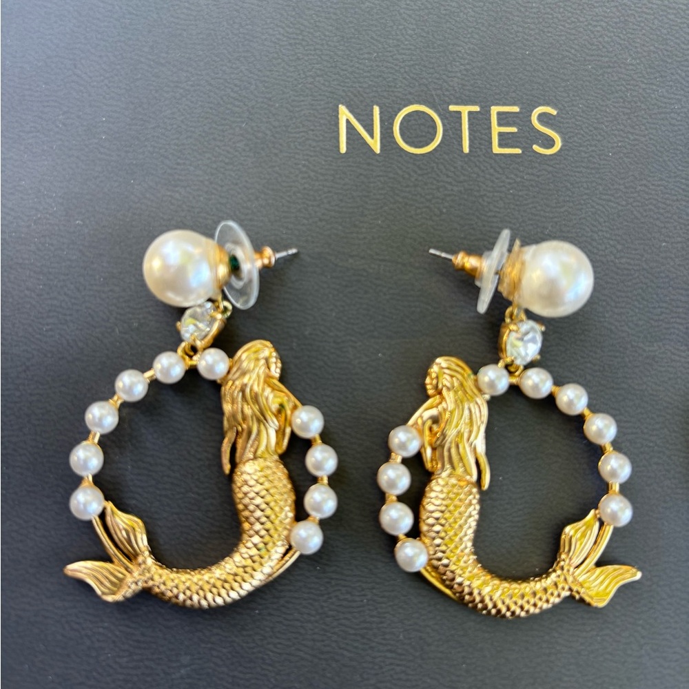 J Crew statement earrings